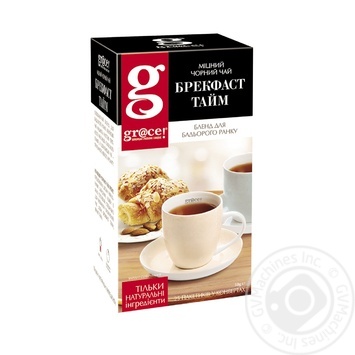 Black tea Grace! Breakfast Time Strong 25x2g teabags - buy, prices for MegaMarket - photo 2