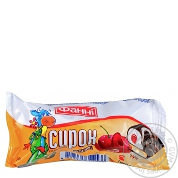 Cottage cheese Fanni cherry in chocolate glaze on a cookie 15% 50g - buy, prices for MegaMarket - photo 5