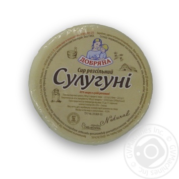 Сир Сулугуні в/у 45%  Добряна купити, ціни на МегаМаркет - фото 1
