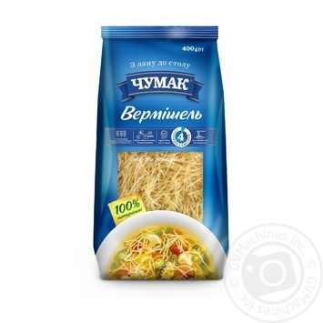 Макароны Чумак Вермишель 400г купить, цены на МегаМаркет - фото 1