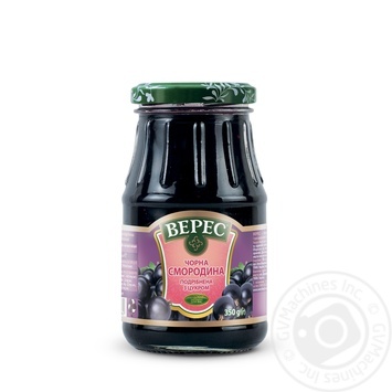 Veres blackcurrant chopped with sugar jam 350g - buy, prices for MegaMarket - photo 1