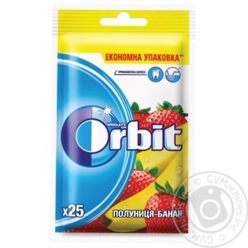 Orbit Strawberry-banana chewing gum 35g - buy, prices for MegaMarket - photo 1