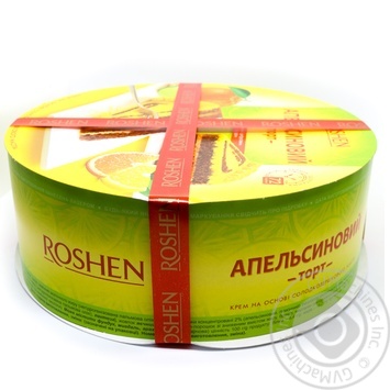 Торт Roshen Апельсиновый 850г купить, цены на МегаМаркет - фото 1