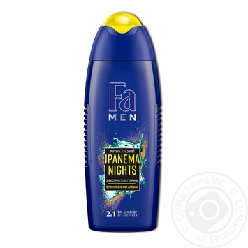 Гель для душа Fa Men ритмы Бразилии Ipanema nights с екстрактом гуараны 250мл купить, цены на МегаМаркет - фото 1