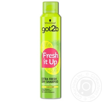 Сухий шампунь got2b Fresh it Up! екстра-свіжість 200мл купити, ціни на МегаМаркет - фото 1