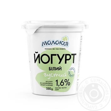 Molokiya Yogurt 1.6% 330g - buy, prices for MegaMarket - photo 1
