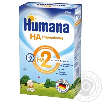 Mix milk Humana for children from 6 months 500g - buy, prices for NOVUS - photo 1