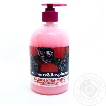 Soap raspberry liquid 500ml - buy, prices for MegaMarket - photo 1