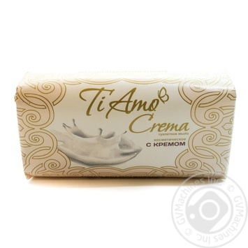 Мило туалетне Ti Amo Crema с кремом 140г х48 купить, цены на МегаМаркет - фото 1