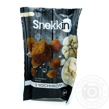 Snack Snekkin rye with garlic 30g - buy, prices for MegaMarket - photo 1
