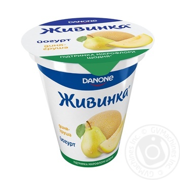 Йогурт Danone Живинка Диня-Груша 1,5% 280г купити, ціни на МегаМаркет - фото 1