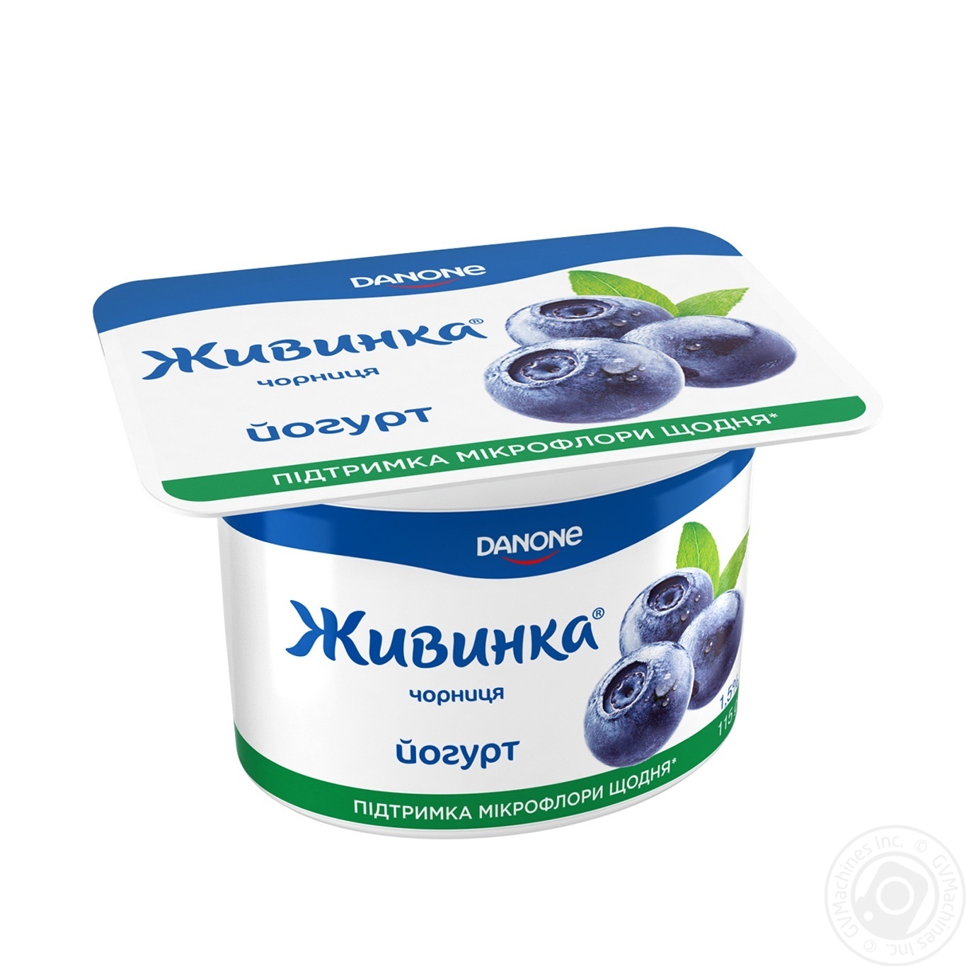 

Йогурт Данон Живинка черника 1.5% 115г