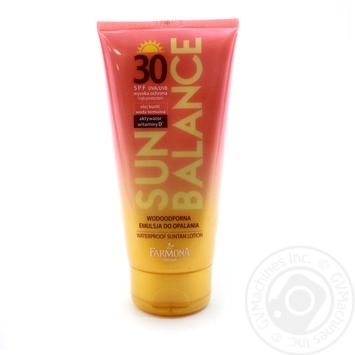 Лосьон Sun Balance сонцезахисний для засмаги SPF30 150мл х12 купить, цены на МегаМаркет - фото 3