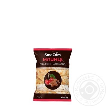 Smacom with chocolate and cherry precooked pancakes 350g - buy, prices for MegaMarket - photo 1