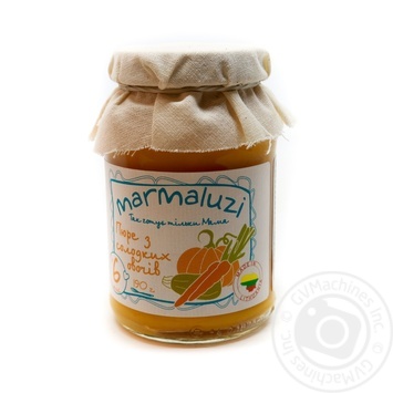 Puree Marmaluzi vegetable for children 190g - buy, prices for MegaMarket - photo 1