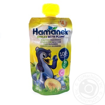 Пюре Hamanek яблоко со сливой 120г купить, цены на МегаМаркет - фото 1
