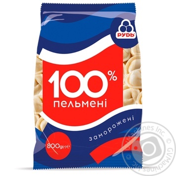 Пельмени Рудь 100% 800г купить, цены на МегаМаркет - фото 1