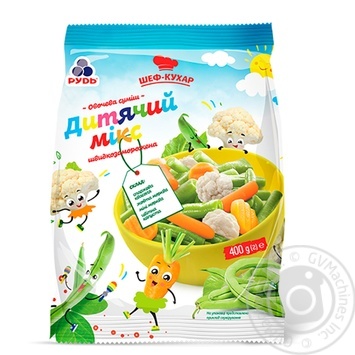 Rud Chef Children's Mix Quick-frozen Vegetable Mix 400g - buy, prices for Auchan - photo 2