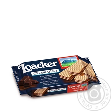 Waffles Loacker with nuts 45g - buy, prices for MegaMarket - photo 1