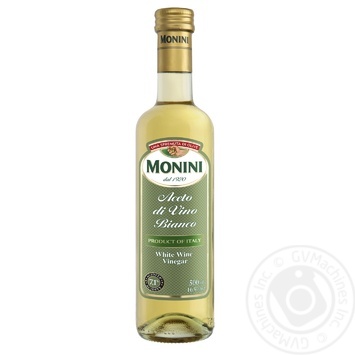 Оцет Monini винний білий 7.1% 500мл купити, ціни на МегаМаркет - фото 1