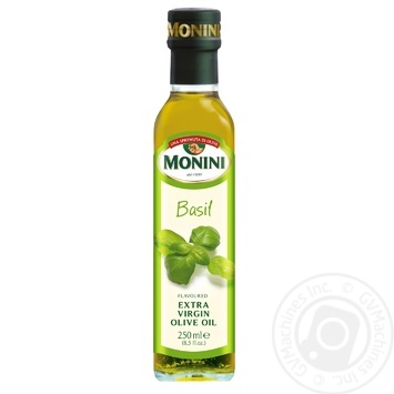 Масло оливковое Monini Extra Virgin с добавлением базилика 250мл купить, цены на МегаМаркет - фото 1