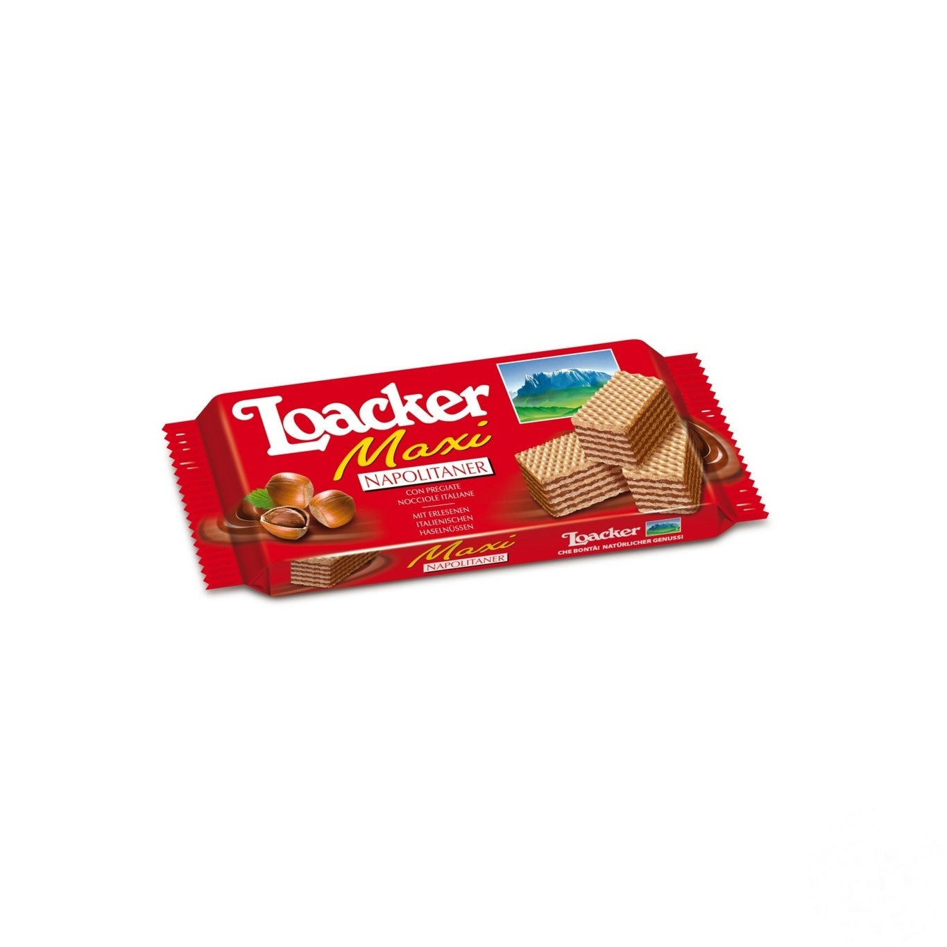

Вафли Loacker Napolitaner с ореховой начинкой 175г