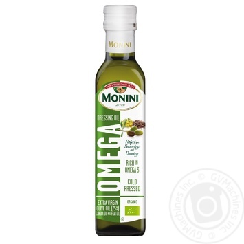 Cуміш олій Omega Monini Extra Virgin 250мл купити, ціни на МегаМаркет - фото 2