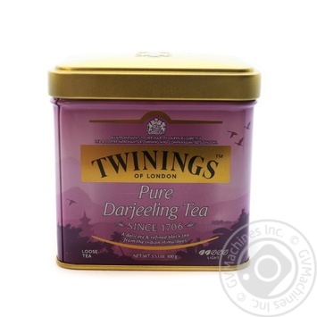 Чай Twinings Darjeeling чорний байховий середньолистовий 100г купити, ціни на МегаМаркет - фото 3