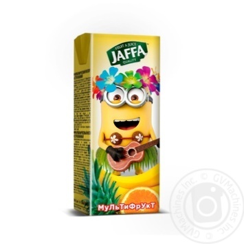Нектар Jaffa kinder Spongebob мультифруктовый тропические фрукты 200мл купить, цены на МегаМаркет - фото 3