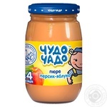 Chudo-Chado peach-apple puree for babies 3 months and older 170ml