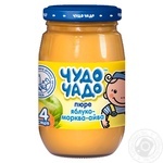Chudo-Chado apple-carrot-quince puree for babies 4 months and older 170ml