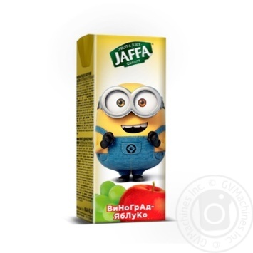 Нектар Jaffa Minions виноградно-яблучний 200мл - купити, ціни на NOVUS - фото 3