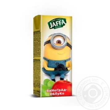 Juice nectar Jaffa Minions Grape-apple 200ml - buy, prices for Tavria V - photo 2