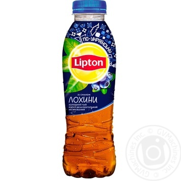 Чай холодний  Lipton Ice Tea зі смаком лохини 0.5л купити, ціни на МегаМаркет - фото 1