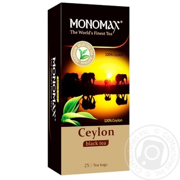 Tea Monomakh black packed 25pcs 50g - buy, prices for MegaMarket - photo 1