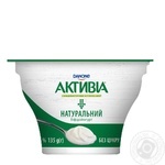 Бифидойогурт Danone Активиа натуральный без сахара 3,4% 135г