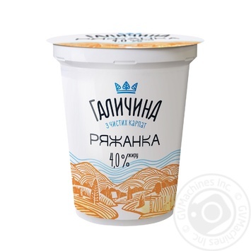 Ряженка Галичина 4% 200г купить, цены на МегаМаркет - фото 1