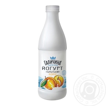 Йогурт Галичина абрикос 2,2% 870г купити, ціни на МегаМаркет - фото 1