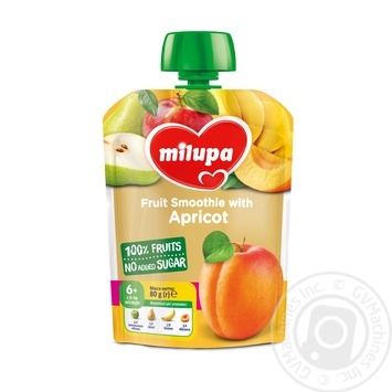 Milupa for children from 6 months pear-banana-apricot puree 80g - buy, prices for MegaMarket - photo 1