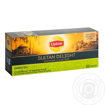 Чай Lipton Sultan Delight мед.25п. - купить, цены на NOVUS - фото 1