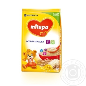 Каша Milupa безмолочная мультизлаковая 170г купить, цены на МегаМаркет - фото 1