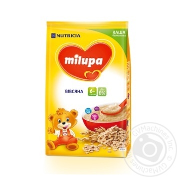 Каша безмолочна Milupa суха швидкорозчинна вівсяна 170г купити, ціни на МегаМаркет - фото 1