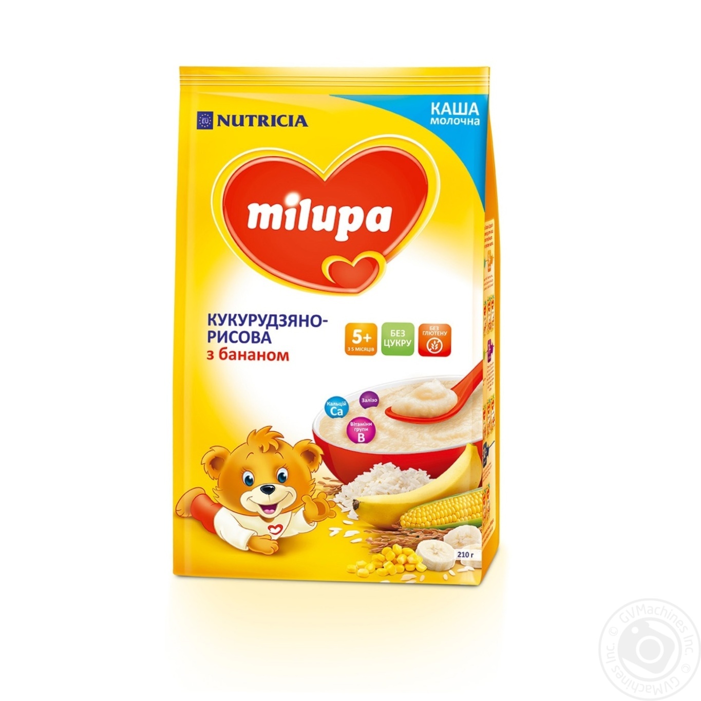

Каша Milupa молочная рис/банан 210г