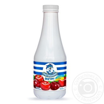 Prostokvashyno cherry drinking yogurt 1.5% 750g - buy, prices for NOVUS - photo 1