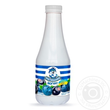 Prostokvashyno blueberry-currants drinking yogurt 1.5% 750g - buy, prices for MegaMarket - photo 1