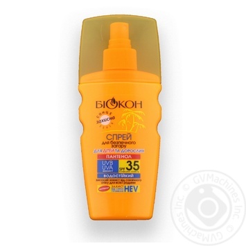 Спрей для безопасного загара Биокон SPF-35 160мл купить, цены на МегаМаркет - фото 1