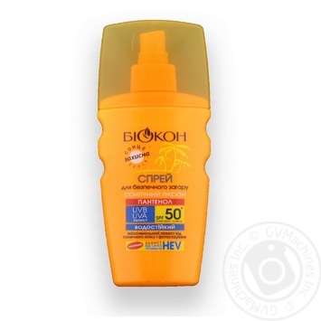 Cпрей для безопасного загара Биокон SPF- 50+ 160мл купить, цены на МегаМаркет - фото 1