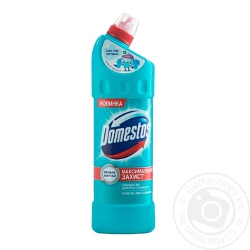 Domestos Двойная сила Чистящее и дезинфицирующее средство Свежесть атлантики 1000мл купить, цены на МегаМаркет - фото 1