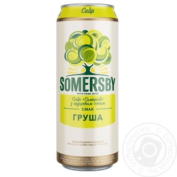 Somersby with pear juice cider 4.7% 0.5l - buy, prices for MegaMarket - photo 1