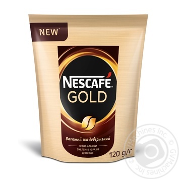 Nescafe Gold Instant Coffee 120g - buy, prices for MegaMarket - photo 1